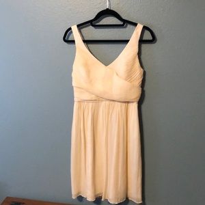 J Crew cream dress NWT.